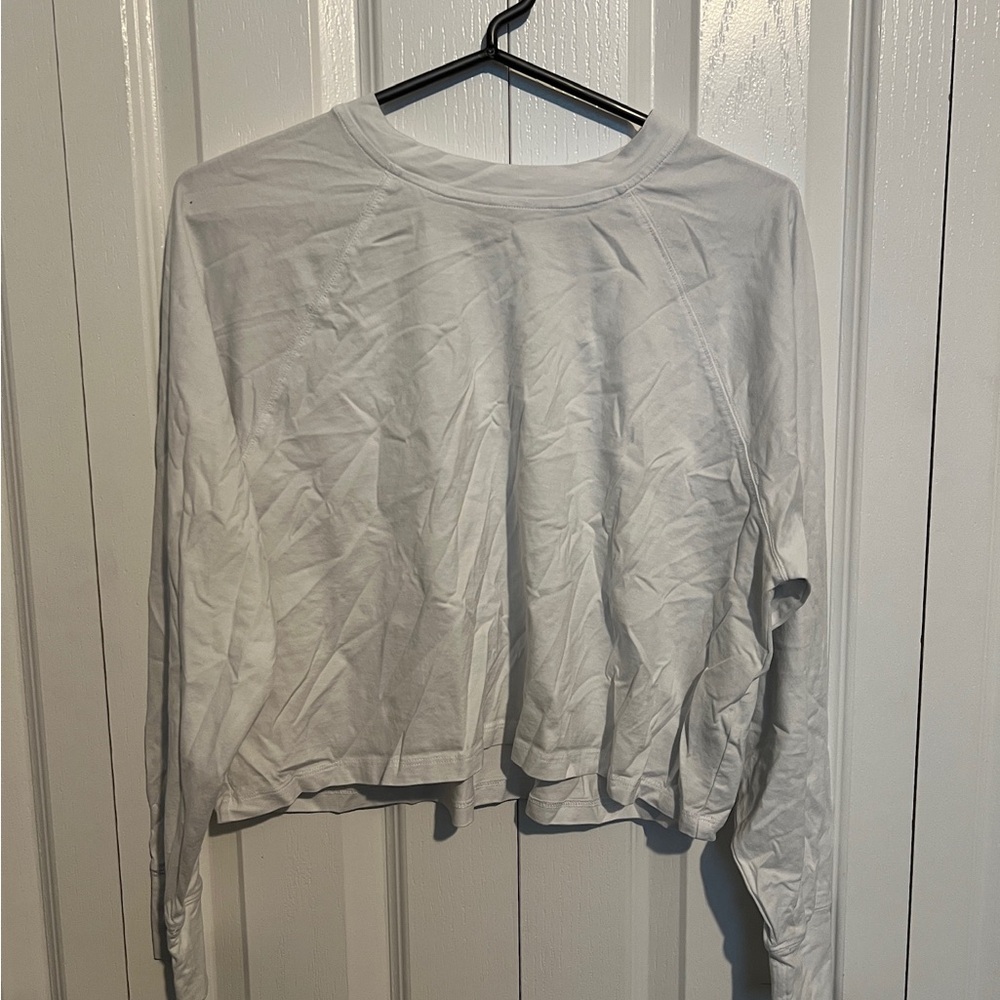 White Long Sleeve Women's Top